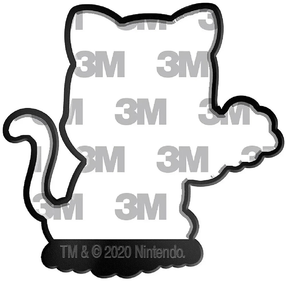 Nintendo Super Mario 3D World Cat Suit Phone Grip Badge Holder Official NEW
